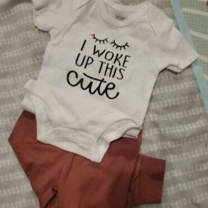 Brand New Body Suit and Pants Set